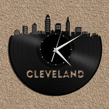 Cleveland Ohio Vinyl Wall Clock - VinylShop.US