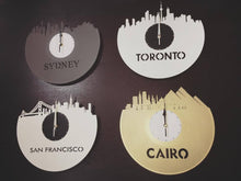Los Angeles Skyline Vinyl Wall Clock Updated - VinylShop.US