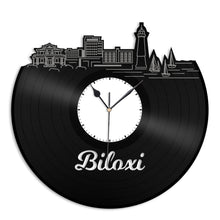 Biloxi Vinyl Wall Clock