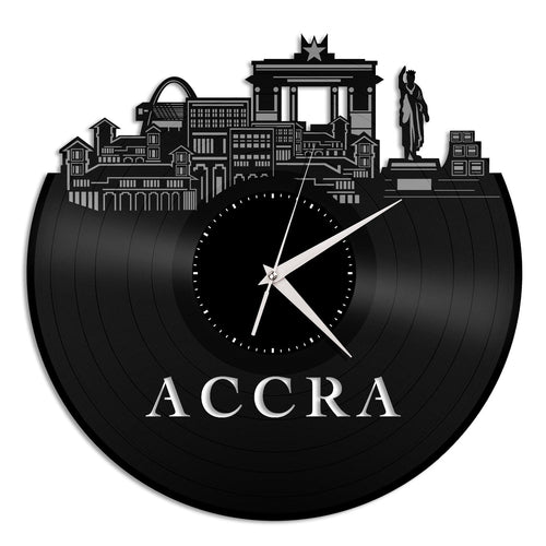 Accra Vinyl Wall Clock