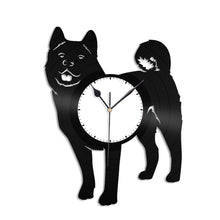 Akita Dog Vinyl Wall Clock