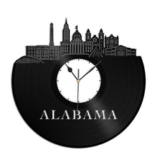 Alabama Skyline Vinyl Wall Clock - VinylShop.US
