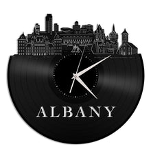 Albany New York Vinyl Wall Clock - VinylShop.US