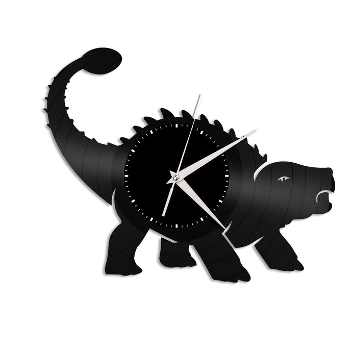 Ankylosaurus Vinyl Wall Clock