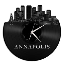 Annapolis MD Skyline Vinyl Wall Clock - VinylShop.US