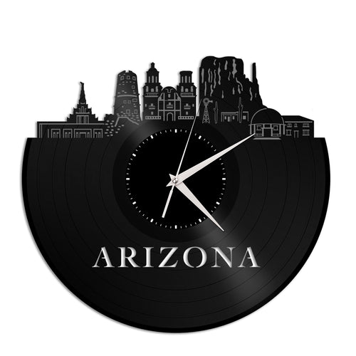Arizona Skyline Vinyl Wall Clock - VinylShop.US