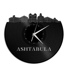 Ashtabula OH Vinyl Wall Clock