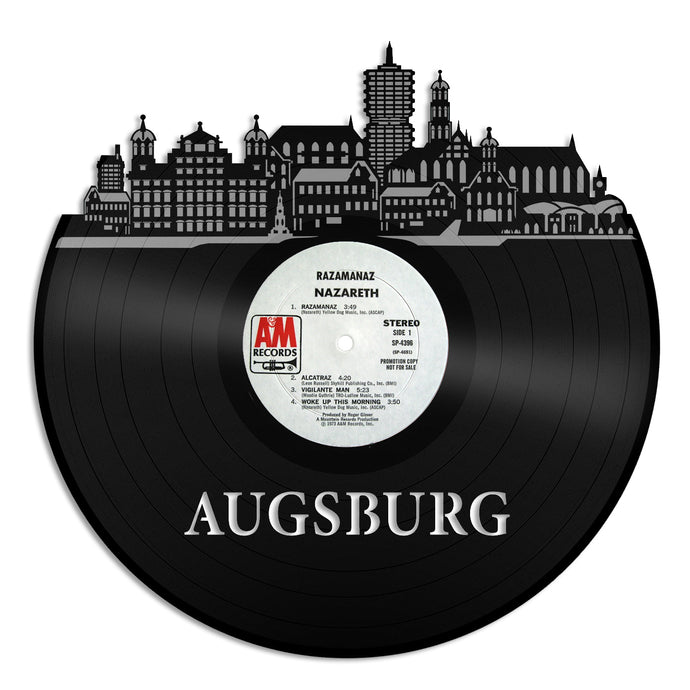 Augsburg Skyline Vinyl Wall Art - VinylShop.US