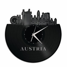 Austria Vinyl Wall Clock