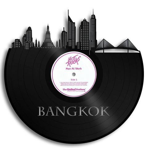 Bangkok Skyline Wall Art - VinylShop.US