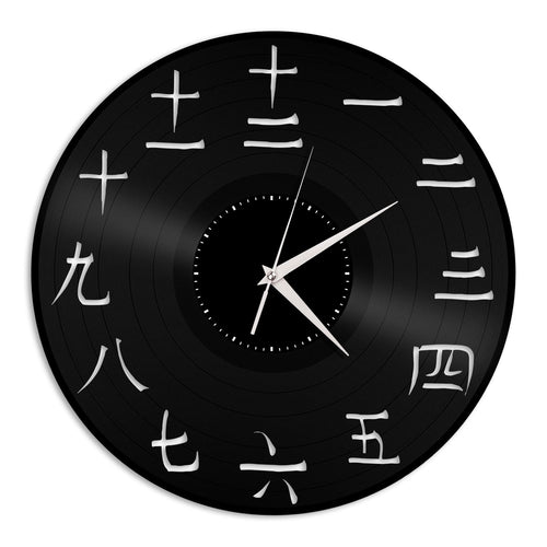 Chinese Clock Vinyl Wall Clock
