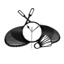 Badminton Vinyl Wall Clock