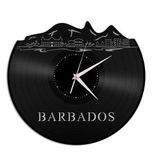 Barbados Skyline Vinyl Wall Clock - VinylShop.US