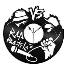 Battle Rap Vinyl Wall Clock