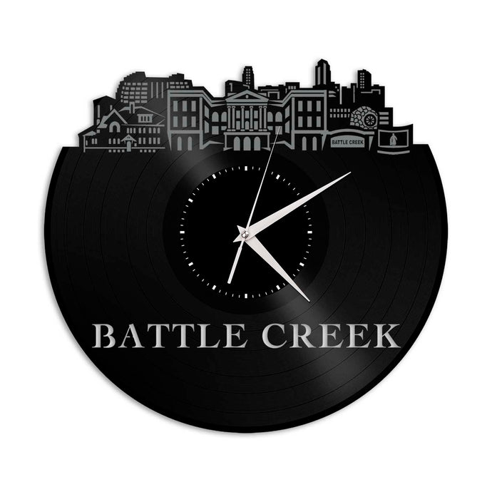 Battle Creek Vinyl Wall Clock