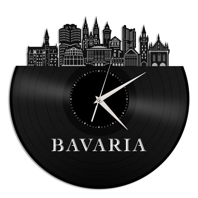 Bavaria Skyline Vinyl Wall Clock - VinylShop.US