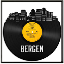 Bergen Skyline Vinyl Wall Art - VinylShop.US
