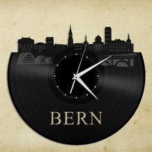 Bern Switzerland Skyline Vinyl Wall Clock - VinylShop.US