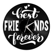 The Best Friends Forever Vinyl Wall Clock