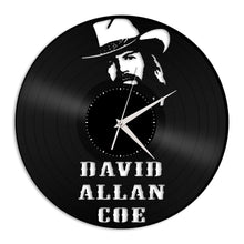 David Allen Coe Vinyl Wall Clock