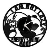 Energy Saving Mode Vinyl Wall Clock