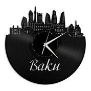 Baku, Azerbaijan Vinyl Wall Clock