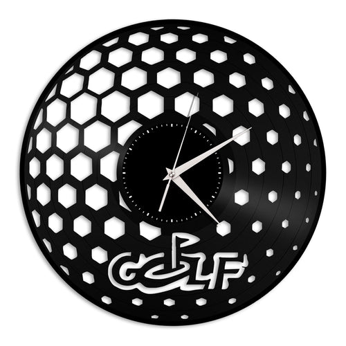 Golf Ball Texture Vinyl Wall Clock
