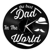Best Dad in the World Wall Clock