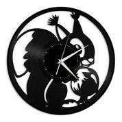 Squirrel with Nut Wall Clock
