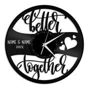 Better Together Vinyl Wall Clock