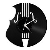 Violin Silhouette Vinyl Wall Clock
