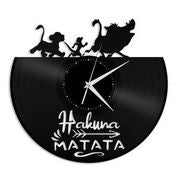 Hakuna Matata Vinyl Wall Clock