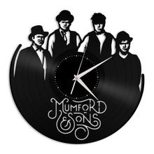 Mumford and Son Vinyl Wall Clock