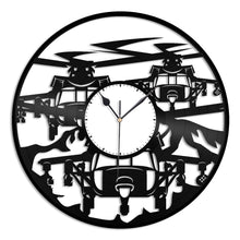 Blackhawk Chopper Vinyl Wall Clock - VinylShop.US