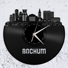 Bochum Skyline Vinyl Wall Clock - VinylShop.US