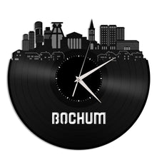 Bochum Skyline Vinyl Wall Clock - VinylShop.US
