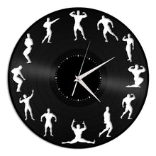 Bodybuilders Vinyl Wall Clock