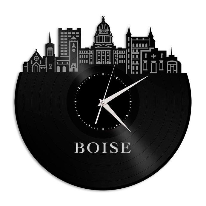 Boise ID Vinyl Wall Clock