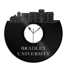 Bradley University Vinyl Wall Clock