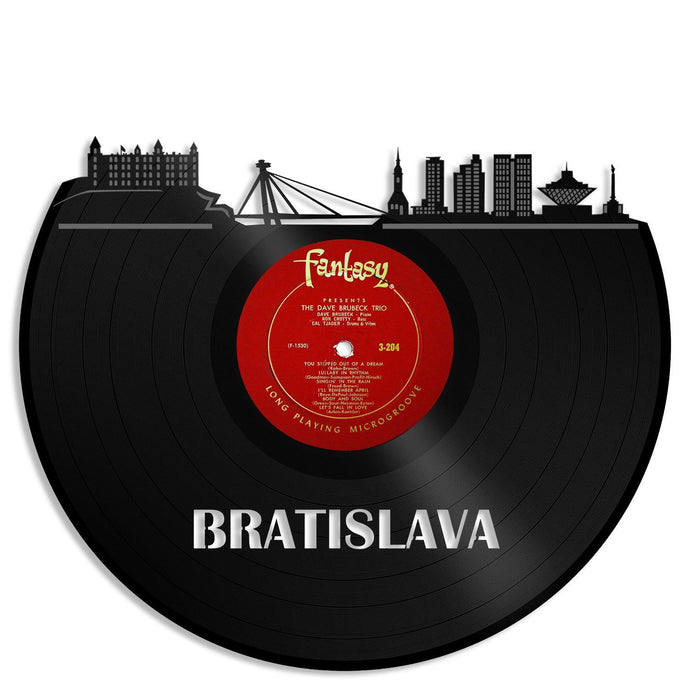 Bratislava Skyline Vinyl Wall Art - VinylShop.US