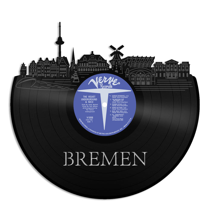 Bremen Skyline Vinyl Wall Art - VinylShop.US