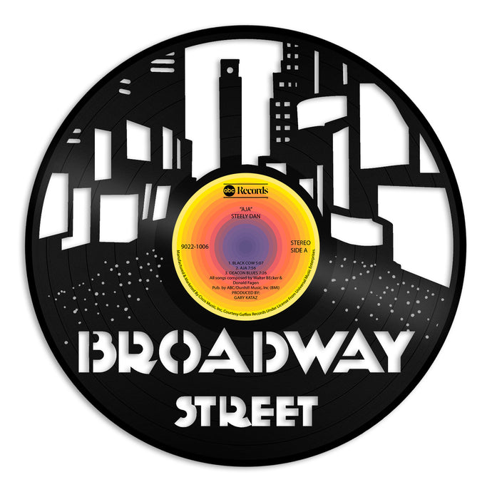 Broadway Street Vinyl Wall Art