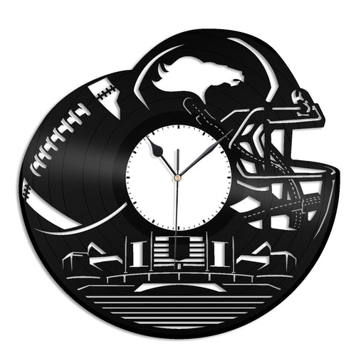 Broncos NFL Vinyl Wall Clock