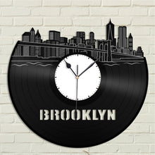 Brooklyn Skyline Vinyl Wall Clock - VinylShop.US