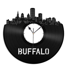 Buffalo Skyline Vinyl Wall Clock - VinylShop.US