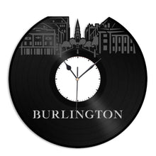 Burlington North Carolina Vinyl Wall Clock