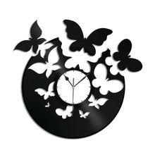 Butterflies Fly Vinyl Wall Clock