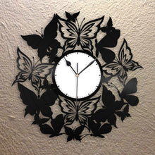Butterflies Nursery Wall Clock - VinylShop.US