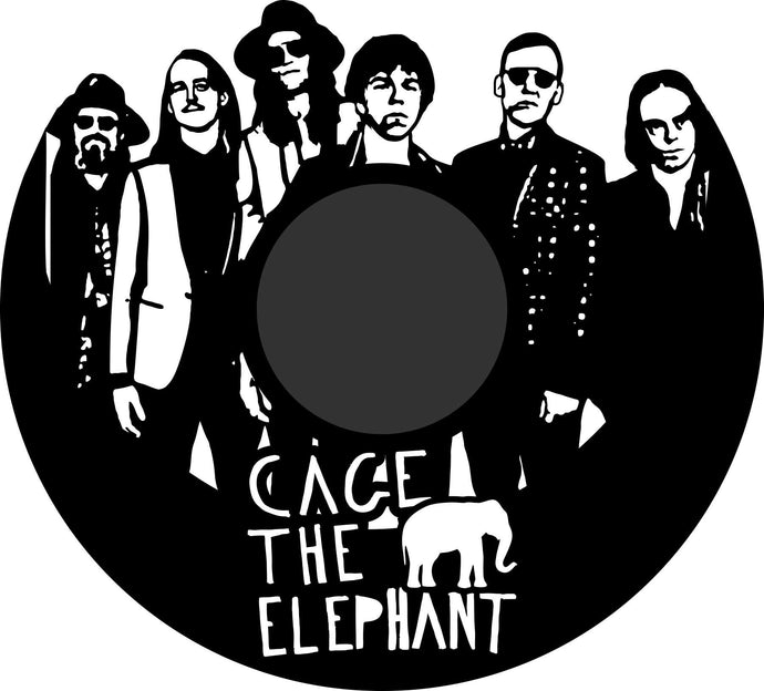 Cage the Elephant Wall Art BL and custom label