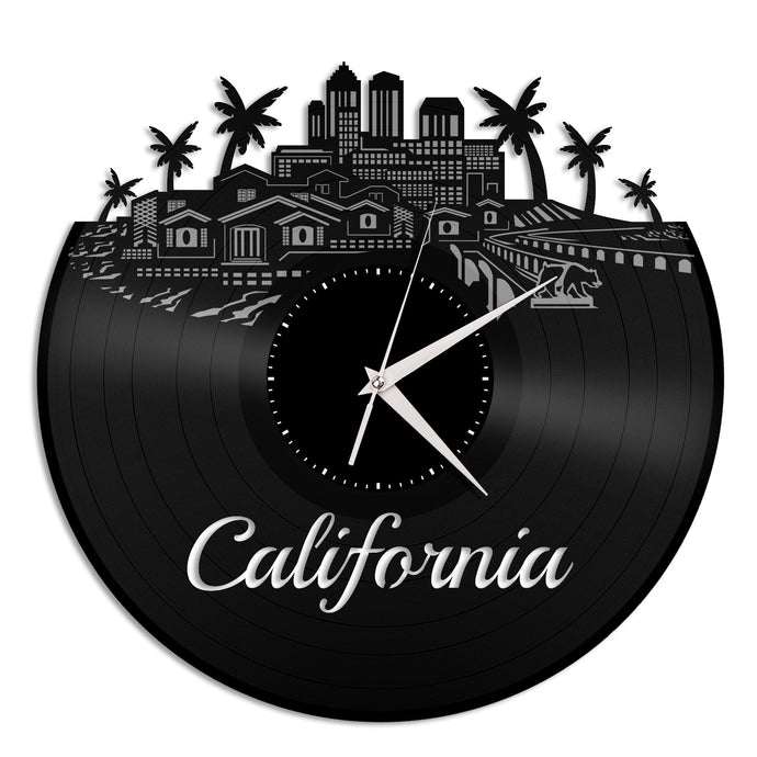California Vinyl Wall Clock - VinylShop.US
